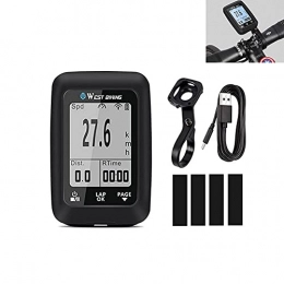 YIQIFEI Accessoires YIQIFEI Ordinateur de vélo Compteur de Vitesse Compteur de Vitesse GPS Ordinateur de vélo Compteur de Vitesse sans Fil BIK de Route étanche (chronomètre)