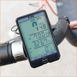 YMYGCC Accessoires YMYGCC Ordinateur de vélo Chronomètre sans Fil Ordinateur de vélo de vélo Compteur de Vitesse vélo Compteur kilométrique Chronomètre Rétro-éclairage Accessoires 94 (Color : Black)