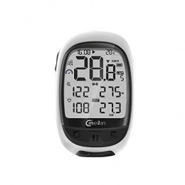 yorten Ordinateur de vélo GPS M2 Cadence Fréquencemètre Compteur d'énergie Compteur de vélo 2,2 Pouces Écran IPX6