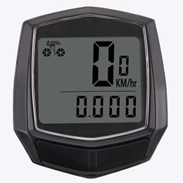 ZTBGY Ordinateurs de vélo ZTBGY Odomètre de vélo sans fil - Compteur de vitesse - Odomètre - Compteur de vitesse - Chronomètre - Podomètre avec écran LCD - Réveil automatique - Étanche - Vélo de route et VTT