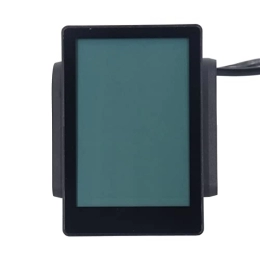 banapoy Accessoires Écran LCD Ebike, 24V 36V 48V Grand écran de Panneau de Vélo, Compteur D'affichage LCD de Contrôle Multifonction IP65, Ordinateur de Vélo pour Accessoires de Modification de Vélo