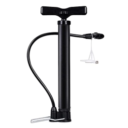 BUMSIEMO Accessoires BUMSIEMO Pompe à pied portable pour vélo avec pompe à air universelle Noir