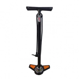 Gyubay Accessoires Gyubay Pompe à Vélo Populaire Équipement Cycliste Portable Pompe de ménage sur Pied avec baromètre Facile à Porter (Couleur : Black, Size : 640mm)