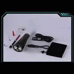 HONGIGI Compresseur d'air de Voiture Intelligent USB sans Fil LED Pompe  air lectrique de gonflage de Pneu de vlo de Poche Automatique (Couleur: Noir)