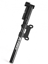 JINGBO Accessoires JINGBO Mini Pompe à air de Bicyclette portatif Pression 130Psi avec manomètre / Bleu / Noir / Bicyclette / Boule, Noir