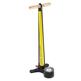 LEZYNE Pompes à vélo LEZYNE Sport Floor Drive-Manomètre 3" 5 Pompe à Pied Mixte Adulte, Pure Yellow