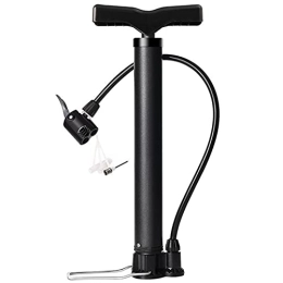 LZC Accessoires LZC Pompe à pied portable pour vélo, mini pompe à air à vélo, avec aiguille à bille multifonction, pompe de gonflage de pneu de vélo, simple, portable, durable