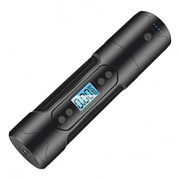 Faderr Accessoires Mini compresseur d'air Portable 1000 mAh avec écran LCD numérique LED 12 V AC Batterie au Lithium 150 PSI 20 l / Min pour pneus de Voiture, vélo et Autres gonflables P1S, Noir, Taille Unique