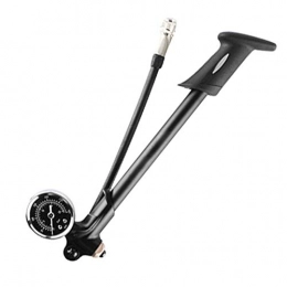 Licyen-bick Accessoires Mini-Pompe à Main Pompe manuelle portative à haute pression de pompe de bicyclette de VTT de vélo de pompe à haute pression ultra légère de vélo avec la mesure ( Couleur : Noir , Taille : 10.2inch )