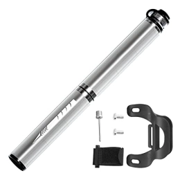 Scoutteemo Accessoires Mini pompe à vélo portable 160 PSI Pompe à main haute pression pour VTT, vélo de route, BMX, fiable, compacte et légère, pompe à cadre extensible