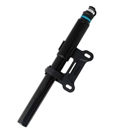 MOLVUS Accessoires Pompe à pied portable pour vélo - Mini gonfleur - Pompe à main avec cadre et kit de réparation de pneu - Pompe à vélo universelle légère et universelle (couleur : noir, taille : 245 mm)
