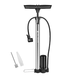 Generic Accessoires Pompe à vélo de sol haute pression - Gonfleur de pneu de vélo portable - Pompe compacte pour vélo de route, VTT, vélo de route