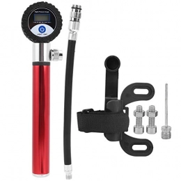 Pompe à vélo, pompe à air de vélo haute pression 120PSI, pratique portable pour cyclisme accessoire de vélo équipement de cyclisme vélo(red)
