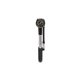 Topeak Pompes à vélo TOPEAK Pocket Shock DXG-XL (Metal Hose) Pompe à Main Adulte Unisexe, Noir, 30, 5 x 4, 5 x 4, 3 cm