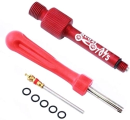 WYJW Accessoires WYJW Solid Aluminum Alloy Lengthened Rear Gallbladder Shock Absorber Bicycle Pump Nozzle Kit for Mountain Road Bicycle (Red) Durable