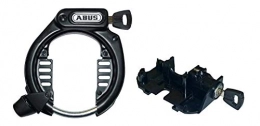 A B U S Accessoires Abus 485 LH Serrure de vélo avec Cadenas et câble en Acier / Cadenas Bosch (Montage de Bagages), Rahmenschloß 485 + Akkuschloß