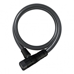 ABUS Verrous de vélo ABUS 5412K SCMU Câble-antivol à clé + Support Universel Unisex, Black, 85 cm