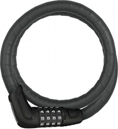 ABUS Accessoires ABUS 6615C SCMU Câble vélo à Combinaison + Support d'antivol Unisex, Black, 120 cm