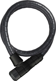 ABUS Verrous de vélo Abus 6615K SCMU Câble-antivol vélo à clé Unisex, Noir, 120 cm