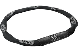 ABUS Verrous de vélo ABUS 8808C Chaîne-antivol – Antivol à combinaison solide en acier durci spécial – Chiffres bien lisibles avec cache – Niveau de sécurité ABUS 9