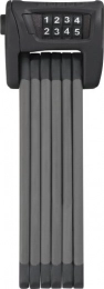 ABUS Accessoires ABUS - Bordo Combo - Antivol Pliable - Mixte - Noir - 75 cm