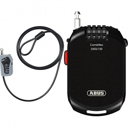 ABUS Accessoires ABUS Combiloop 205 / 200 52523-0 Antivol câble à code Noir 200 cm & 2503 / 120, Combiflex 2503, Câble-antivol vélo Noir 120 cm
