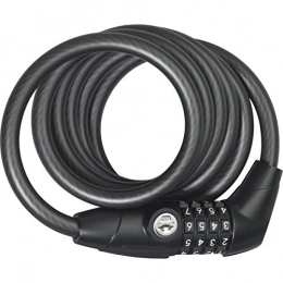 ABUS Accessoires ABUS Key Combo 1650 / 185 Antivol à câble spiral Noir 185 cm