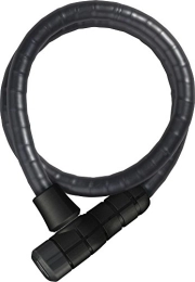ABUS Accessoires Abus Microflex 6615K / 120 Câble Antivol Vélo - Antivol Compact pour Deux-Roues Entrée de Gamme et Vélos d'enfants - Niveau de Sécurité 5 - Noir, 15 mm