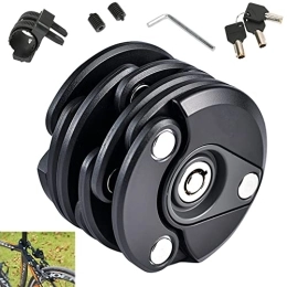 Antivol de vélo pliant pour vélo, chaîne de vélo cube ronde dépliée 58,5 cm, antivol de chaîne de vélo antivol robuste pour VTT/vélo de route/scooter/moto/véhicule électrique