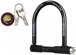 SDFSDF Accessoires Antivol en U pour vélo en alliage d'acier robuste haute sécurité avec 2 clés