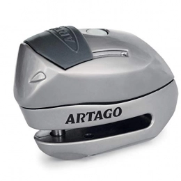 Artago Accessoires Artago 24S.6M Antivol Bloque-Disque, Warning Pre-Alarme 120 DB, Fermature ø6 mm, Universel Moto, Scooter, Velo