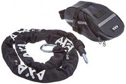 AXA Accessoires AXA RLC Chaîne de raccordement pour sac Noir 140 cm