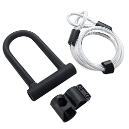 AYKONG Accessoires AYKONG Antivol portable pour vélo - Antivol en acier - Câble antivol en U - Pour vélo de sécurité