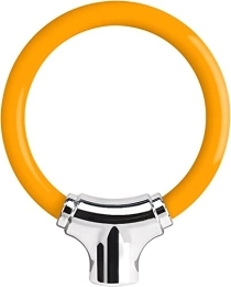 BREWIX Accessoires BREWIX Serrure de câble de vélo Serrure de cercle Serrure anti-cisaillement for vélo en plein air Serrure anti-vol Moto Vélo Chaînes en fil d'acier Serrure à anneau de verrouillage, Orange Verrous