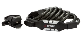 Crops Pro Accessoires Crops Pro K5 Câble antivol pour vélo Noir Noir 180 cm