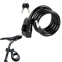 Gidenfly Accessoires Gidenfly Lot de 10 cadenas de câble pour vélo, vélo - Antivol portable - Avec support pour vélos, motos, véhicules électriques