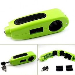 GY-HCJI Accessoires GY-HCJICHESUO Portable Moto Guidon Lock, vélo Grip sécurité Cadenas, antivol extérieur Verrouillage (Color : Green)