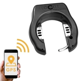 I LOCK IT Accessoires I LOCK IT Antivol de vélo GPS avec GPS Live Tracking | Application Smartphone | Système d'alarme intelligent 110 dB | Évitement des rayons