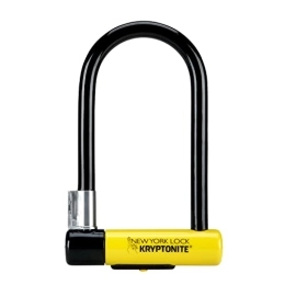 Kryptonite Accessoires Kryptonite 002154 New-U - New York Lock Standard - Antifurto per bici (10, 2 cm X 20, 3 cm), Giallo, 1pz.