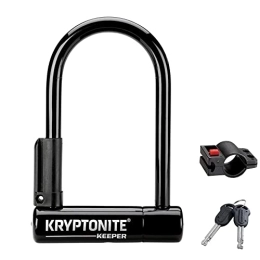 Kryptonite Accessoires Kryptonite, Antivol en U | Keeper Mini 6 & FlexFrame-U Bracket | Niveau de sécurité 5 / 10