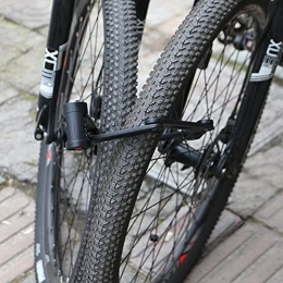 LKJYBG Verrous de vélo LKJYBG Antivol pliable pour vélo - Antivol - Noir - Taille unique