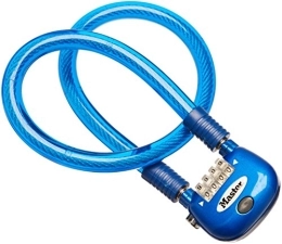 Master Lock Accessoires Master Lock 8213 FA003550801 Câble antivol avec lumière intégrée Bleu