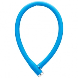 NYKK Verrous de vélo NYKK Antivol de vélo Acier Silicone Cable Lock vélos antivol VTT électrique Auto Moto Verrouillage chaîne de Verrouillage de Porte Antivol en U pour vélo (Color : Blue)