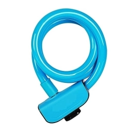  Accessoires Outil antivol 1.2 m vélo serrure antivol moto avec 2 clés cyclisme fil d'acier sécurité vtt vélo de route vélo serrure Facile à utiliser et à transporter. (Color : Blue)