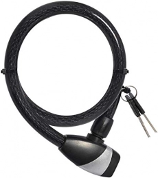 OXC Accessoires OXC Hoop Câble antivol 15800 x 15 mm Acier inoxydable / vinyle Noir / Argent
