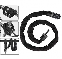 SGSG Accessoires SGSG Câble de Verrouillage de vélo, câble d'enroulement de 1, 15 M, Verrouillage à Combinaison à 5 Chiffres pour vélo, vélo électrique, Planches à roulettes