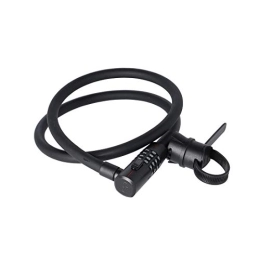 Trelock Accessoires Trelock 2231260891 Câble antivol à Chiffres pour Adulte Noir 85 cm
