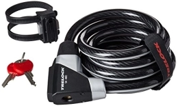 Trelock Verrous de vélo Trelock SK 480 - Cadenas Spirale - Noir Longueur 2000 mm 2014 Antivol câble