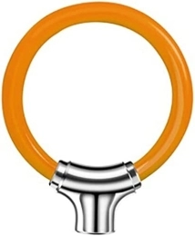 UPPVTE Accessoires UPPVTE Serrures en Forme de U, verrous à vélo antivol for Les vélos de Montagne et Motos Accessoires de circonscription antivol Verrouillage du câble vélo câble (Color : Orange, Size : 17.5x15cm)