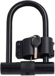 UPPVTE Accessoires UPPVTE Verrouillage en Forme de U, Verrouillage de sécurité du vélo avec clé de Voiture électrique Moto de Verrouillage antivol vélo câble (Color : Black, Size : 19.5x7.3cm)
